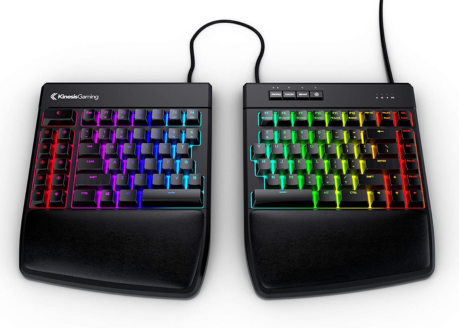 KINESIS GAMING Freestyle Edge RGB Split Mechanical Keyboard